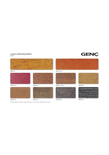 Genç Su Bazlı Ahşap Renklendirici 1 L