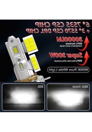 Flybuy H15 Led Araba Işıkları Canbus G2 H7 H1 H3 Araba İçin Led Lamba Kafa Lambası H7 12/ 12