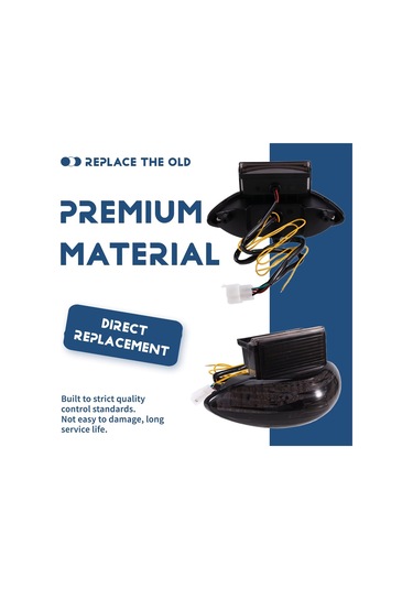 Junzhuodianpu Suzuki Hayabusa Gsxr1300 Katana 600/750 1999-2007 İçin Motosiklet Led Arka Stop Lambası Fren Lambası Sinyal Lambası