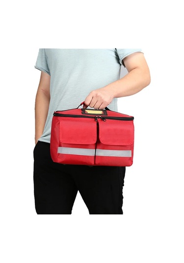 Su Geçirmez Aile İlaç Kiti Omuz Tıbbi Çanta Boş Araba Açık