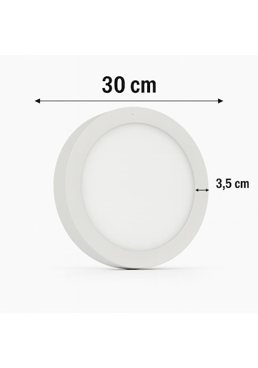 K2 Led Systems Kdl 423 24w Yuvarlak Led Panel Beyaz