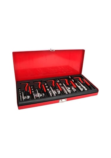 Valkyrie 131 Parça Diş Açma Helicoil Vida Tamir Onarım Seti M5-m12 Profesyonel 1. Kalite