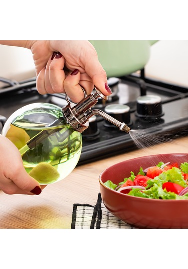 Perotti 15729 350 Ml Cam Yağlık Sirkelik Yağdanlık Şişesi Yeşil