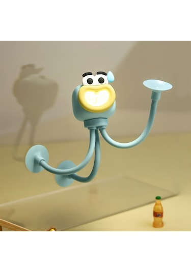 Enayi Ahtapot Gece Lambası-sarı Limon Sarısı