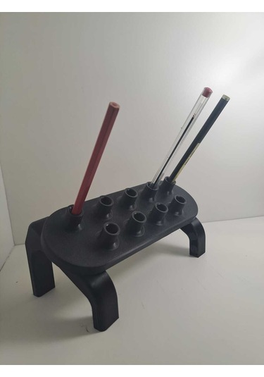 Kalem Standı Kalemlik Ressam Kalemlik Stand Siyah