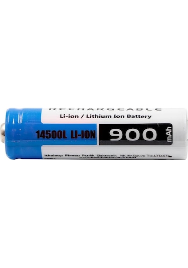 Orion 14500L 900 mAh 3.7 V AA Li-Ion Şarj Edilebilir Kalem Pil