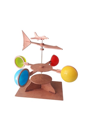 Ece Rüzgargülü Yapma Rüzgar Yönü Bulma Deney Seti Demonte