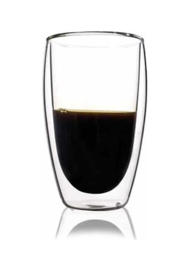 Perotti Double Wall Çift Cidarlı Cam Bardak Kupa 450 Ml 12460