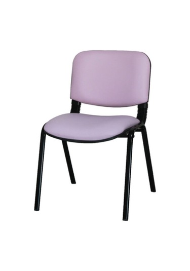 Ofiscombin Ofis Büro Bekleme Misafir Çalışma Konferans Koltuğu Form Sandalye Lila Deri 00047499868