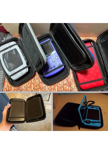 Gateesat Kırmızı New 3ds Xl, New 3ds Ll, 3ds Xl Ve 3ds Ll Taşıma Kılıfı Saklama Kutusu Kırmızı