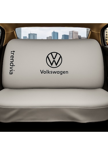 Volkswagen Uyumlu Ön Arka Koltuk Kılıfı Penye Servis Tipi Oto Koltuk Koruma Seti Gri