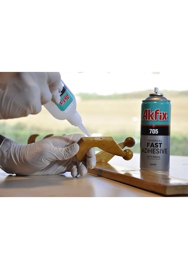 Akfix Hızlı Yapıştırıcı Sprey 200 ML + 50 GR