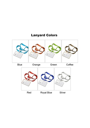 Ulzyvf Yatay Alüminyum Kartlık - İş Kartı Ve Kimlik Askılı Taşıyıcı Yeşil Yeşil