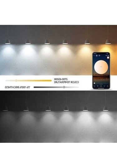 Besthome1 Wi-fi Kontrollü Akıllı Ampul Seti - 9w Rgbw E26, 2700k-6500k, Ses/zamanlayıcılı 2x Ampul + 1 Kumanda Diğer