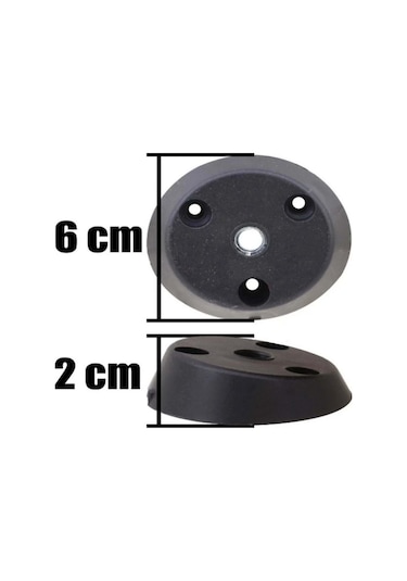 4 Adet Açılı Zigon Sehpa Bağlantı Aparatı Siyah