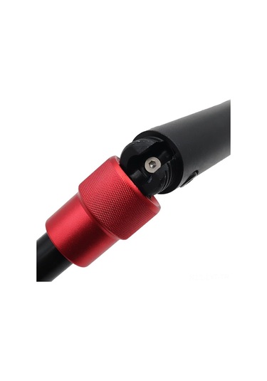 Youtek Elektrikli Dengeli Bisiklet Katlanabilir Alüminyum Ön Kolu, 90 Derece Açılabilir, 150 Kg Dayanıklı, Siyah-kırmızı Renkli Donanım Parçası