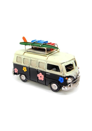 Dekoratif Metal Minibüs Çerçeveli Ve Kumbaralı 1210e-3394ss 1 Adet