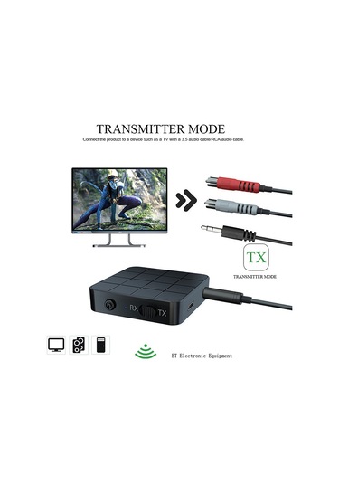 Lemestar "kn321 Bluetooth 5.0 Verici/alıcı Adaptör - Tv, Hoparlör Ve Kulaklıklar İçin Kablosuz Bağlantı Çözümü"