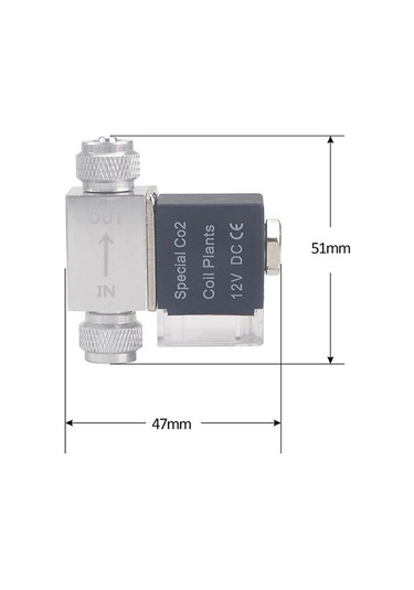 Suntek Co2 Akvaryum Elektrikli Solenoid Vana Manyetik Vana Abd