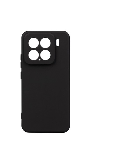 Xiaomi 15 Kılıf Premiums Silikon Arka Kapak Siyah
