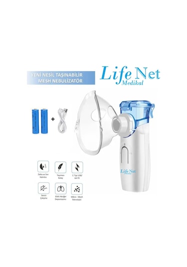Life Net Mesh YS35 Taşınabilir Nebülizatör