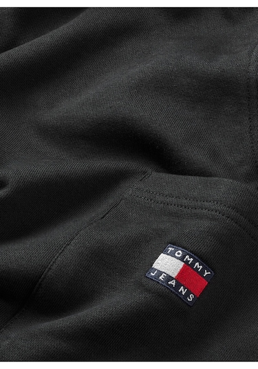 Tommy Jeans Standart Siyah Erkek Sweat Şort Dm0dm16330bds Tjm Xs Badge Cargo Be Siyah