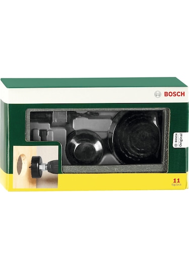 Bosch 2607019450 Dıy 8 Parça Ahşap Delik Açma Testeresi Seti