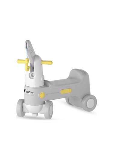 Teknum 2 In 1 Gri Sallanır Ve Sürmeli Ride On Araba Sallanan Oyuncak