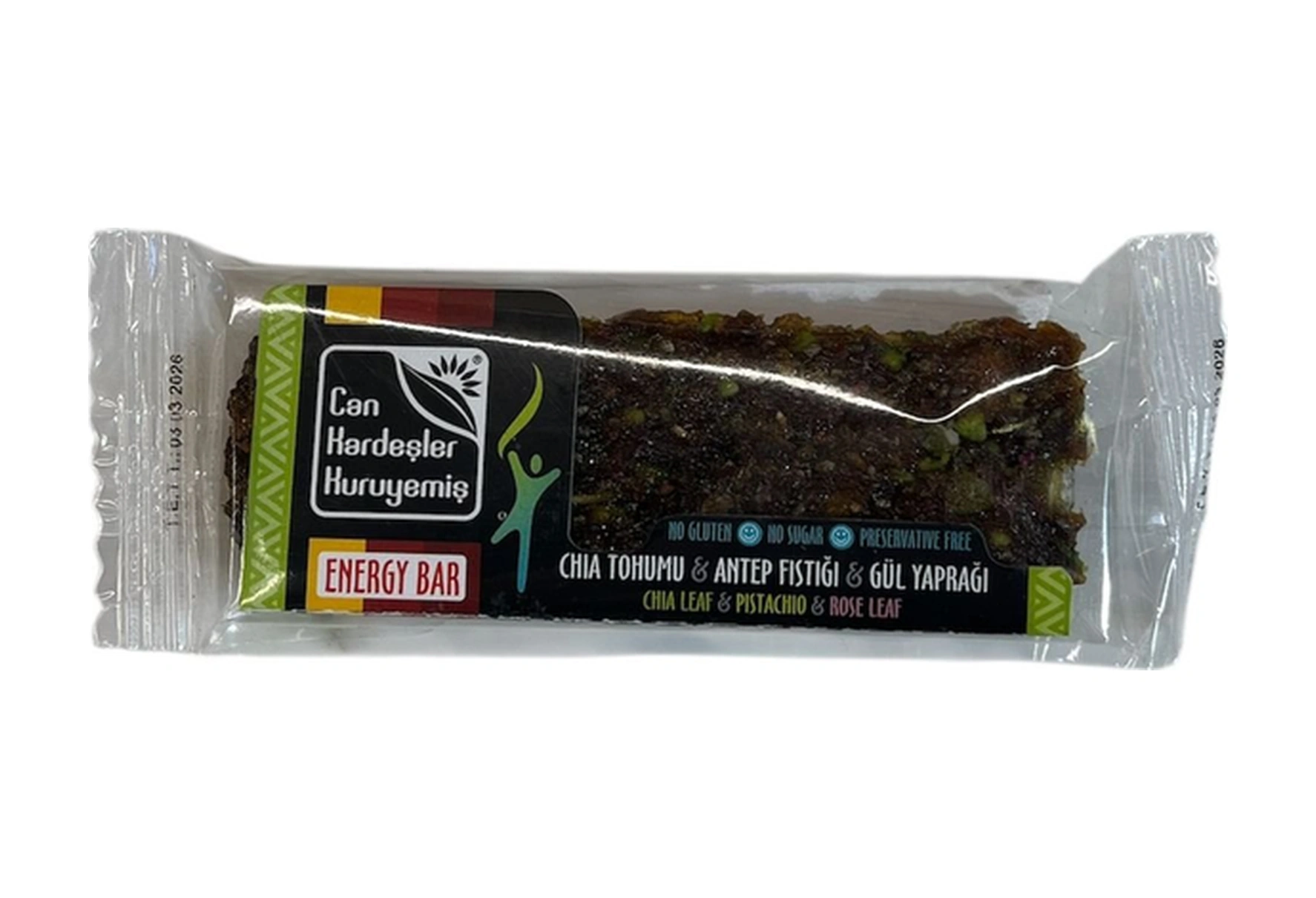 Bar Chia Ve Antep Fıstığı & Gül Yaprağı 40 G