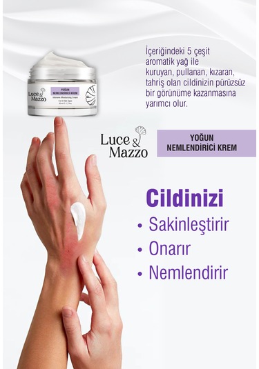 Luce & Mazzo Yoğun Nemlendirici Krem 50 ML