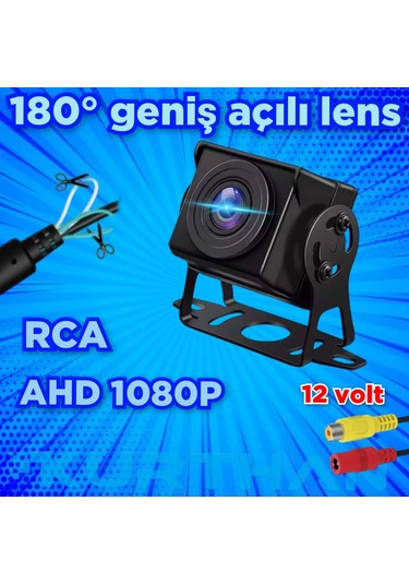 Ahd 1080p Balık Gözü Lens 180 Derece Geniş Açılı Metal Kasa