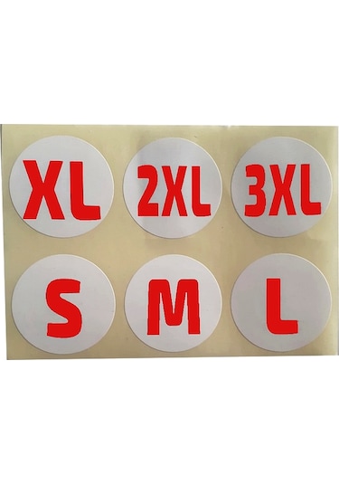 Sayı Etiketi Sayı Sticker Numara Etiketi 1'den 100'e Kadar Kırmız