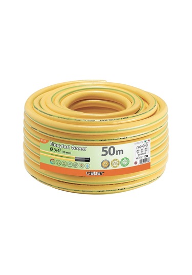 Claber 9138 Flexyfort Green 50 M Bahçe Hortumu