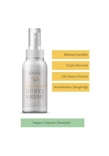 Gedene Zeytinyağlı Güneş Kremi 30 Spf