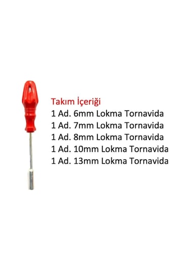 14 Parça Tornavida Seti Lokma Tornavida Seti + Düz/yıldız/kontrol