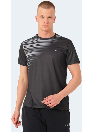 Slazenger RAVEN Erkek  Siyah Tişört