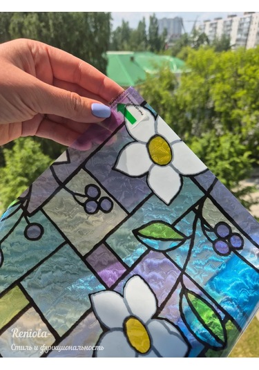 Reniola Kendinden Yapışkanlı Pencere Filmi 45x300cm 220244706