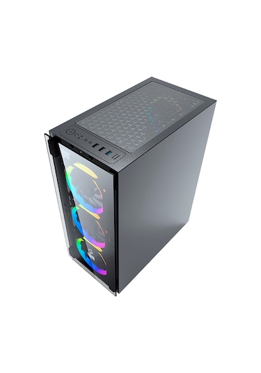 Gametech Ares Rainbow 4x120 MM Fanlı Oyuncu Bilgisayar Kasası