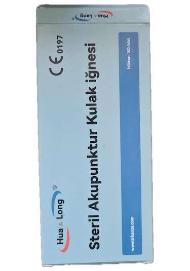 Akupunktur Kulak İğnesi Bantlı 0,22x1,3mm 100lük 1000 Adet