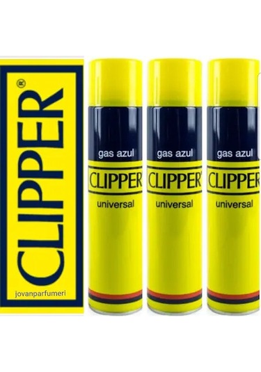Clipper Gaz Çakmak Gazı 250 Ml x 3 Adet