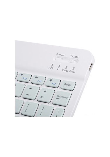 Yunboo 10 İnç Kablosuz Bluetooth Klavye Ve Fare Seti, İnce Tasarım, 78 Tuş, Şarj Edilebilir, 3 Dpı Ayarlı, Çoklu Sistem Uyumlu, Yeşil Diğer