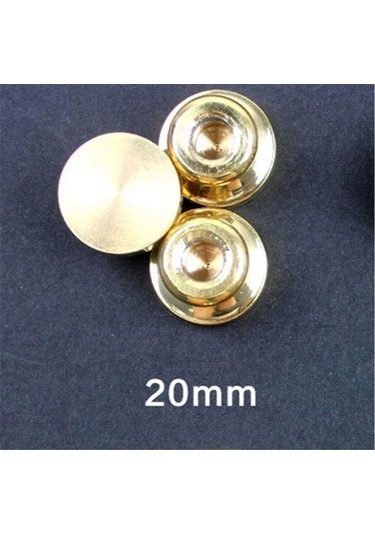 Eritme Balmumu Mührü Damga 20 Mm Yuvarlak Boş Bakır Kafa + Gülağa