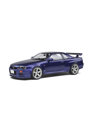 1:18 Solido 1999 Nissan Gt-r R34 Mor Model Araba