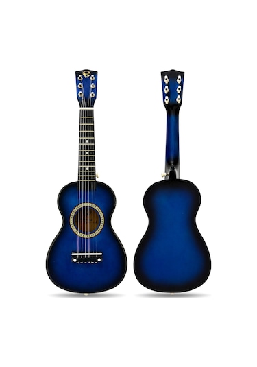 Fourtune Loki T-80BL 6 Telli Mavi Çocuk Gitarı Gerçek Ağaç