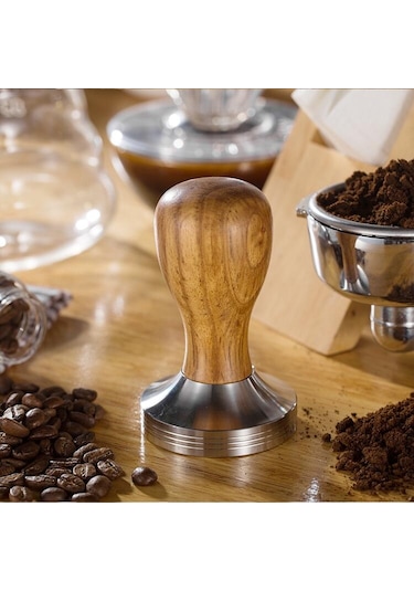 Ahşap Kulp El Yapımı Kahve Preslenmiş Toz Çekiç