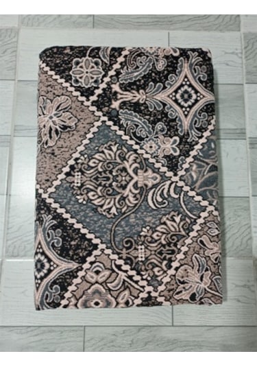 Savan Dokuma Halı Örtüsü 4m² 170 240 Kale Siyah&pudra2 Diğer