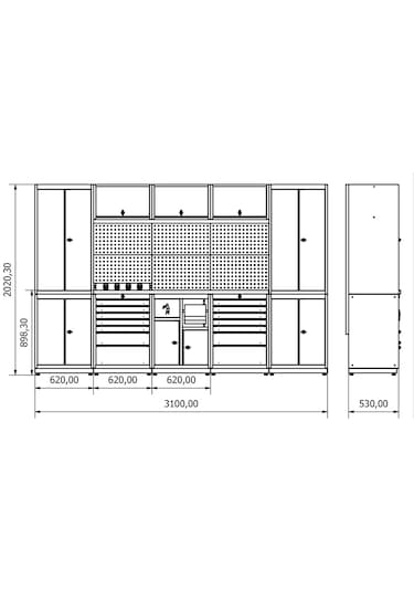 MT-1021 Modüler Çalışma Tezgahı -