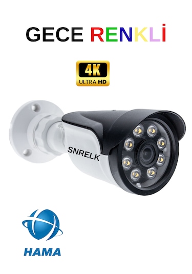 Snrelk Hama 5 Mp Lens Warm Lıght 5536 Güvenlik Kamerası