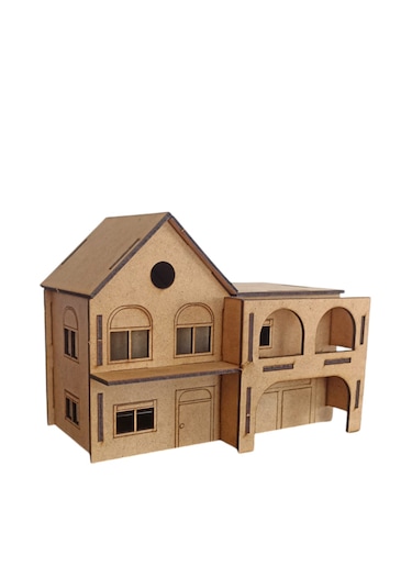 Ahşap Maket Konak 200 X 150 X 121mm