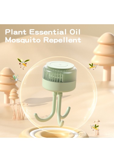 Ranyeek Bebek Arabası Usb Fanı - Çok Fonksiyonlu Taşınabilir Bitki Yağı İle Sinek Repelenti